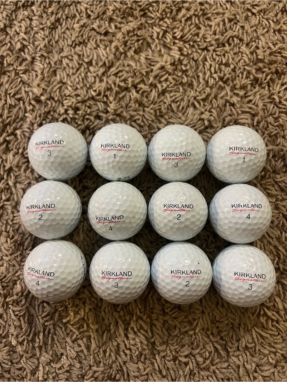 Kirkland Signature White Golf Balls - Set of 12